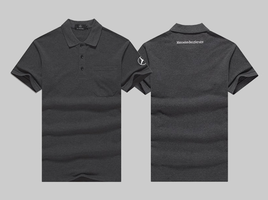 Mercedes-Benz 4S Store Custom Polo Shirt Workwear 